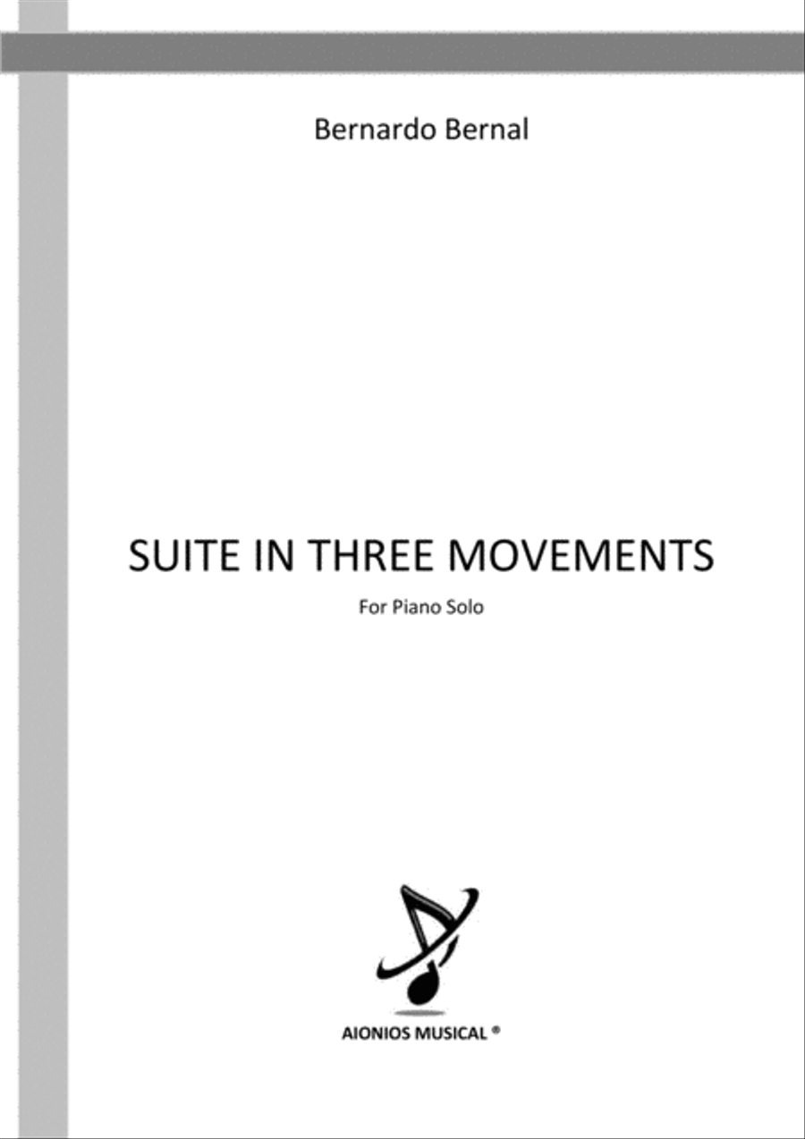 Suite in three movements - for Piano Solo Piano Solo scores gallery preview page 1