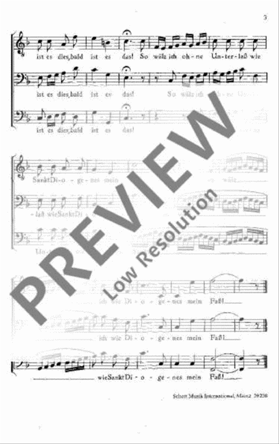 Genialisch Treiben 3-Part scores gallery preview page 4