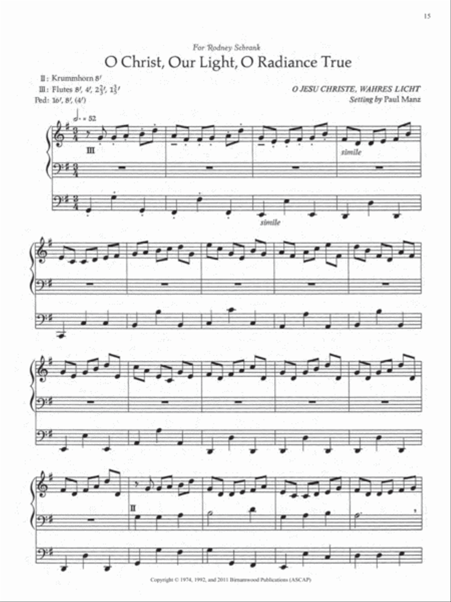 Ten Chorale Improvisations, Set 5 Organ scores gallery preview page 6