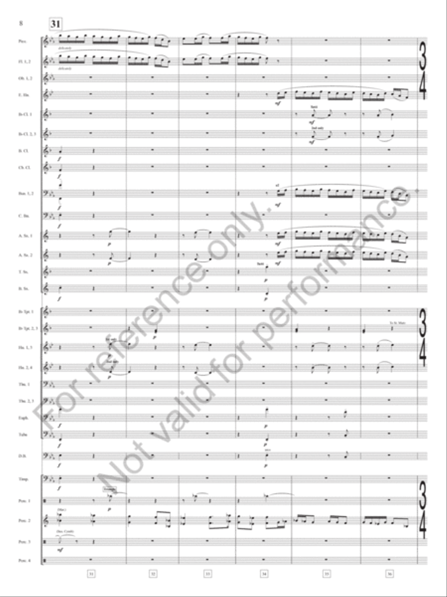 Arkansas Traveler Arkansas Traveler Concert Band scores gallery preview page 9