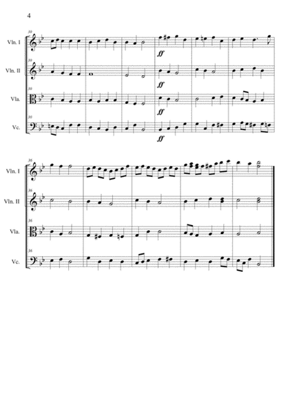 SALVE REGINA COELITUM - Arr. for String Quartet - With Parts image number null