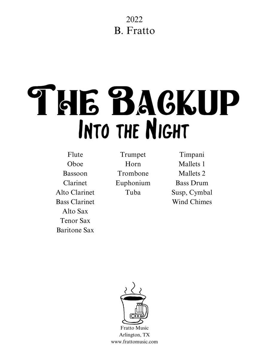 The Backup Concert Band scores gallery preview page 1