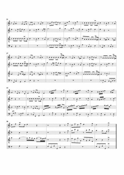 Fugue BuxWV 139/II (arrangement for 4 recorders)