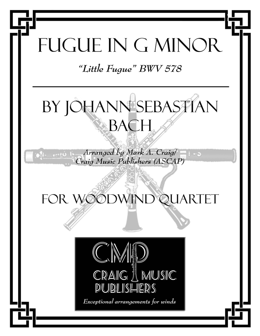 Book cover for Fugue in G minor