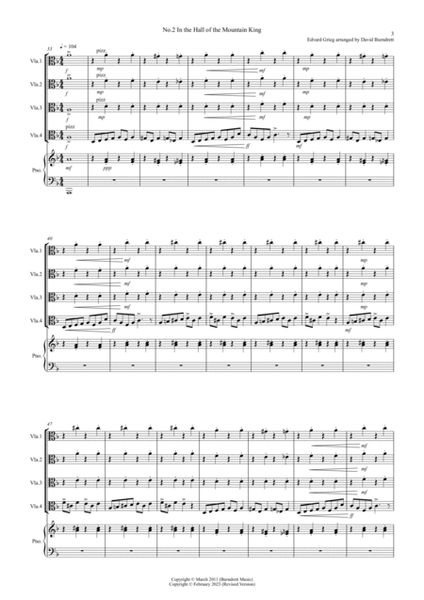 2 Classical Favourites for Viola Quartet (volume one) image number null