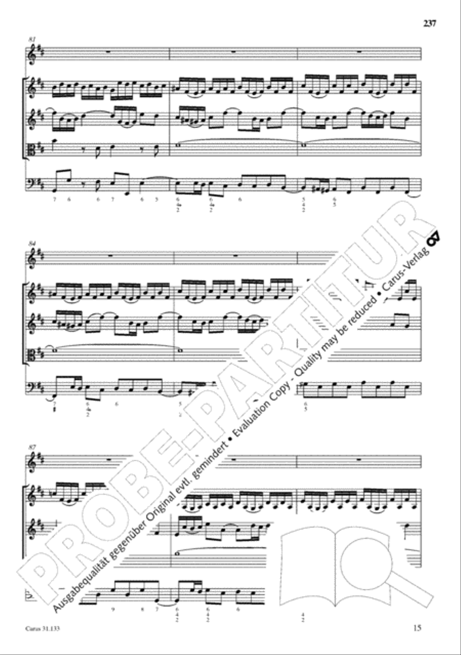The Complete Sacred Vocal Works (Das geistliche Vokalwerk) Voice scores gallery preview page 238