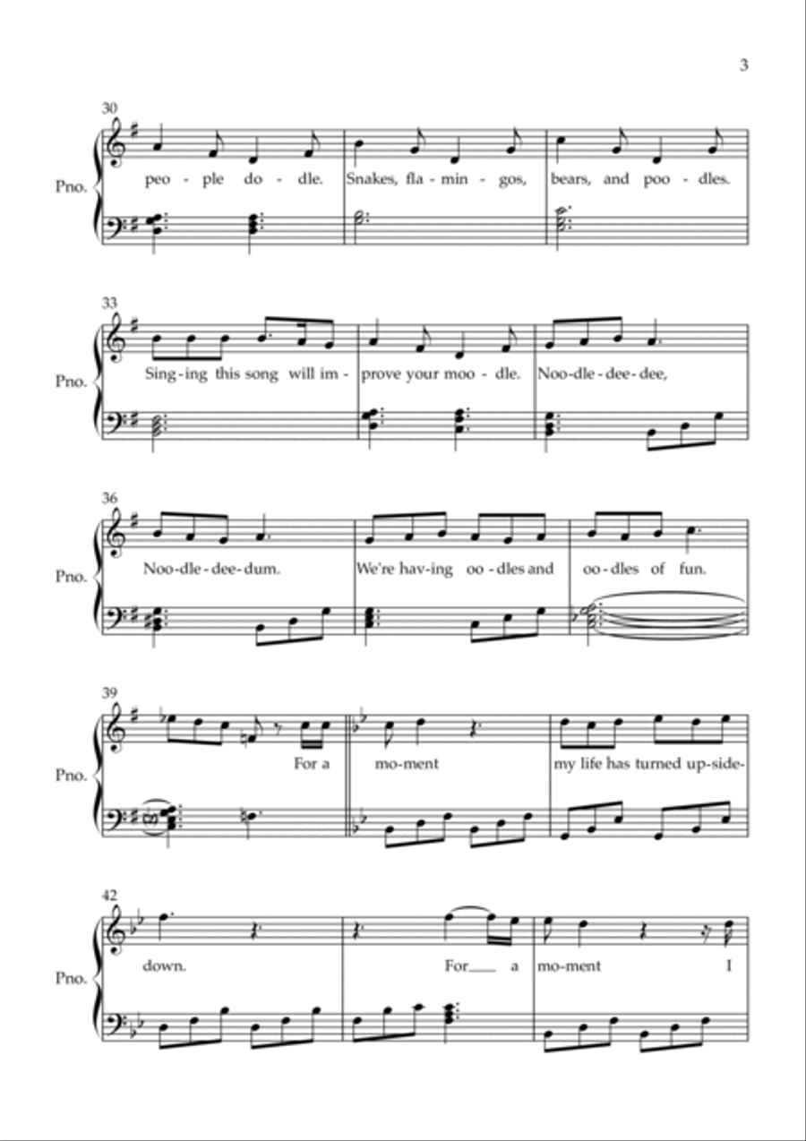 For A Moment Easy Piano scores gallery preview page 3