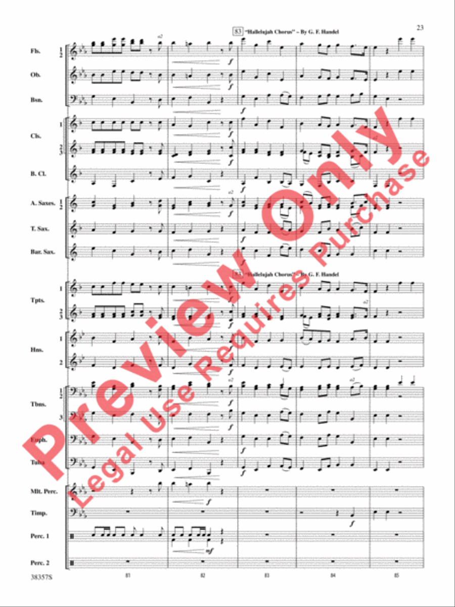 A Classic Christmas A Classic Christmas Concert Band scores gallery preview page 24