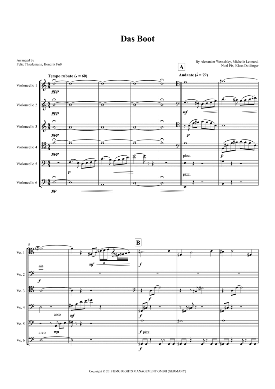 Alle In Einem Boot Alle In Einem Boot Chamber Music scores gallery preview page 1