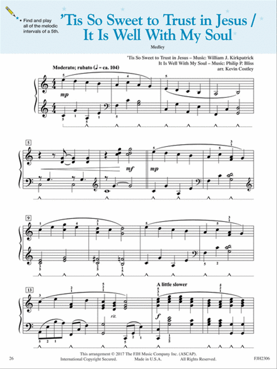 Be A Star! Hymns, Book 3 Be A Star! Hymns, Book 3 Piano Solo scores gallery preview page 4