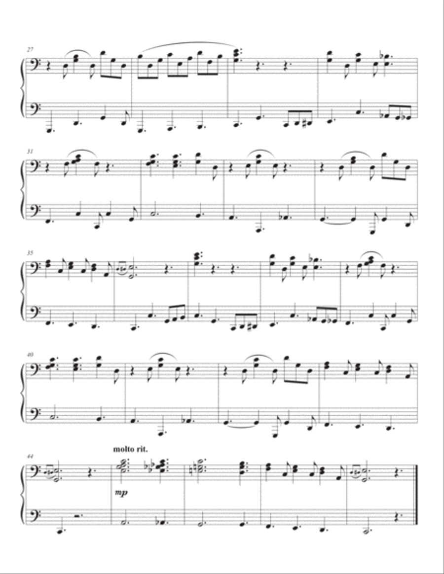 Amazing Grace (Piano Duet) 1 Piano, 4-Hands scores gallery preview page 2