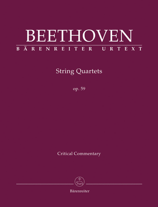 String Quartets, op. 59