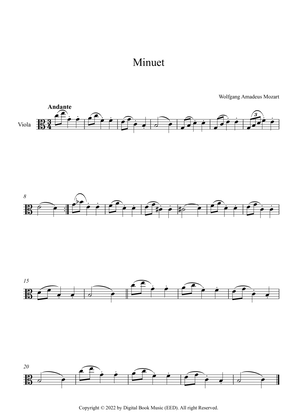 Minuet (In F Major) - Wolfgang Amadeus Mozart (Viola)