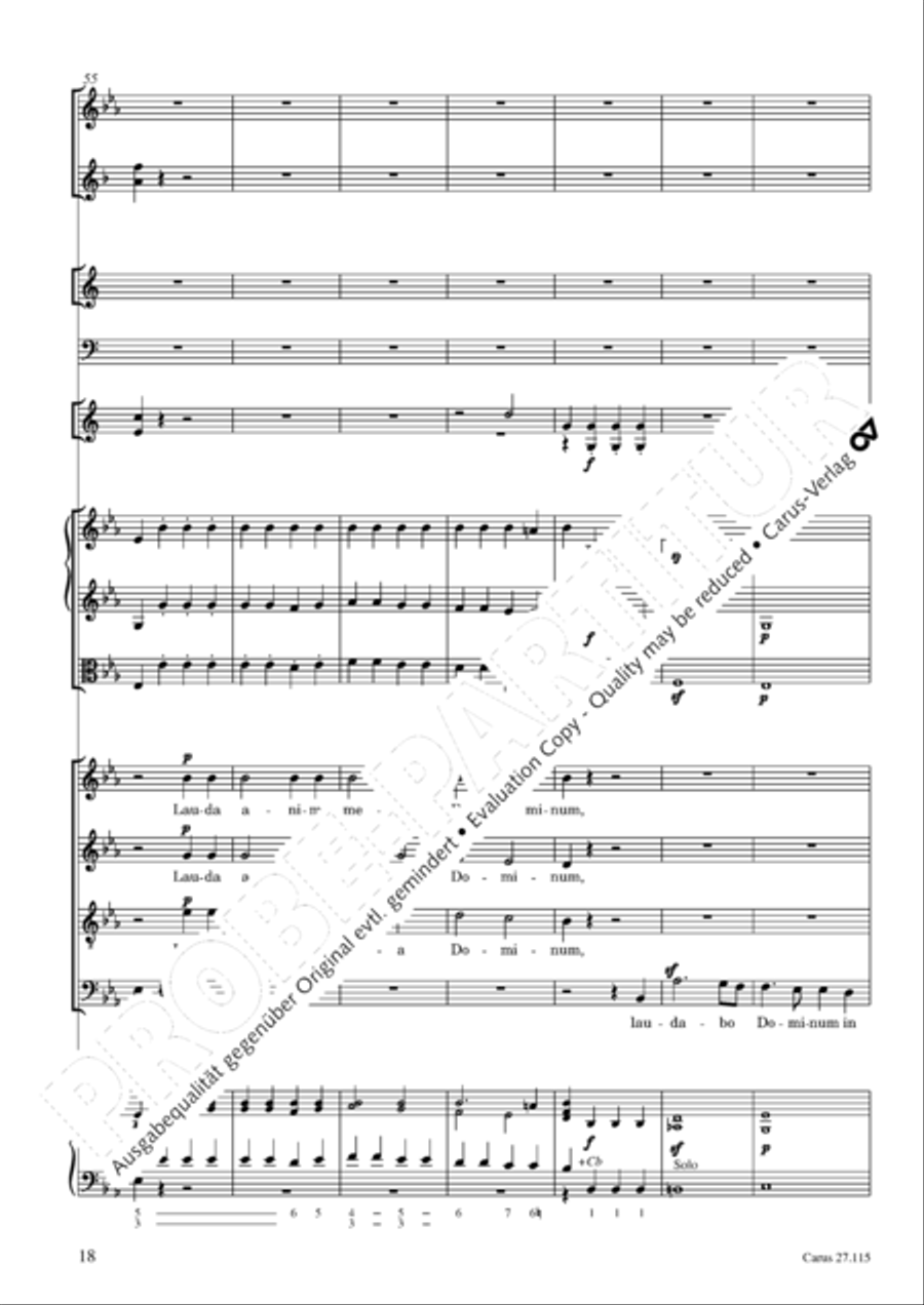 Exaudi, Domine Exaudi, Domine 4-Part scores gallery preview page 19