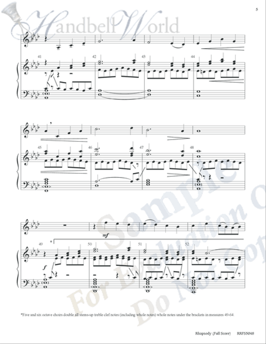 Rhapsody Rhapsody 5-Octaves scores gallery preview page 4