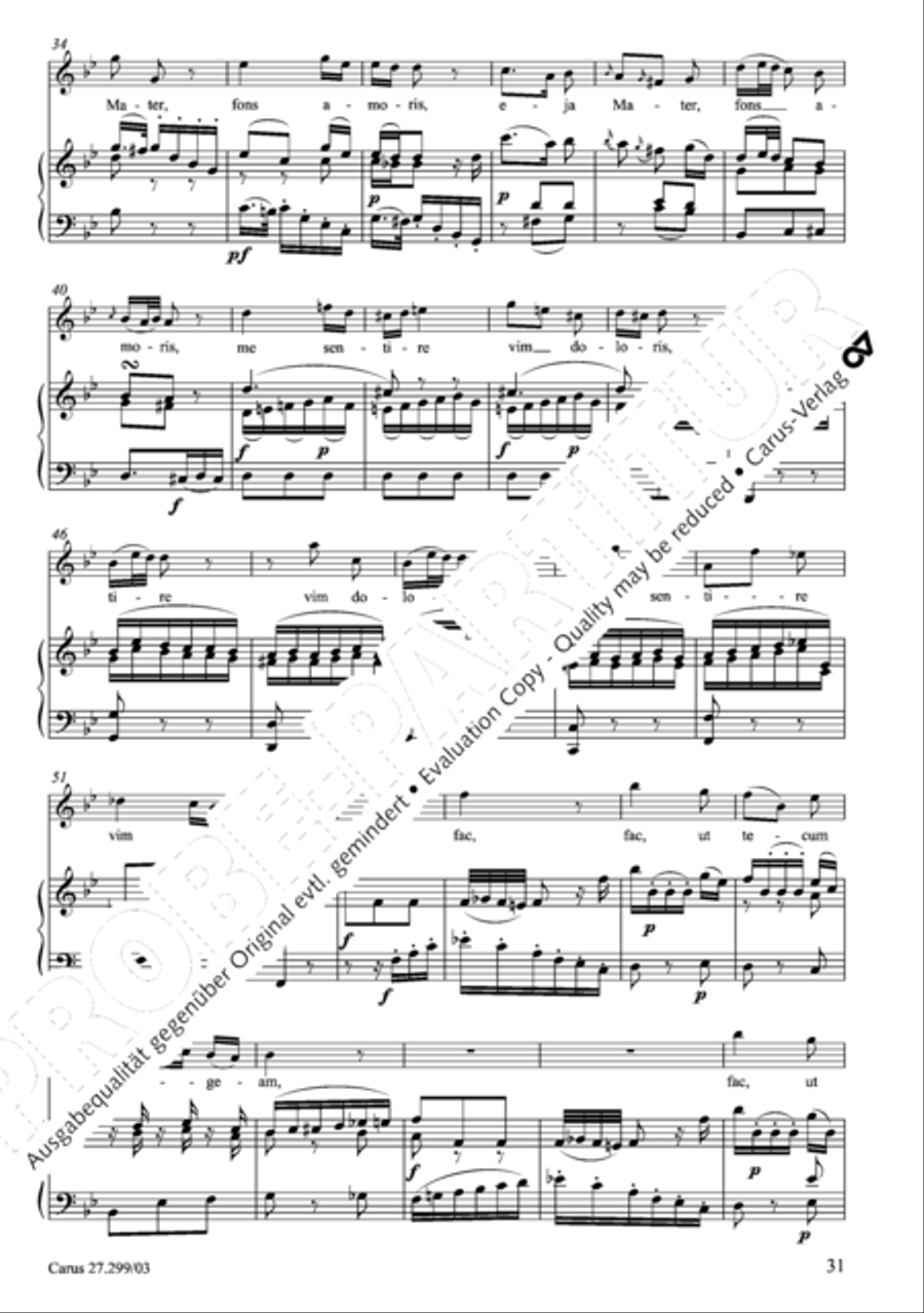 Stabat mater Stabat mater Women's Choir scores gallery preview page 32
