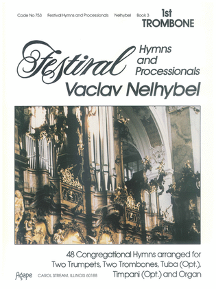 Book cover for Festival Hymns and Processionals (Bk 3) 1st Trombone