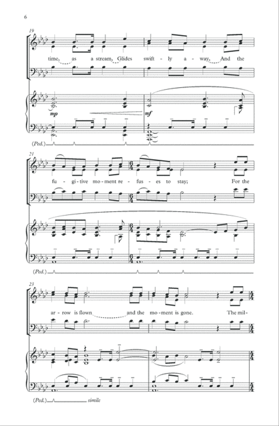 Come, let us anew 4-Part scores gallery preview page 5