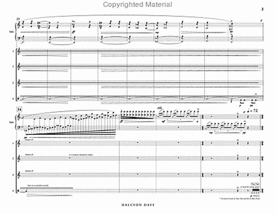 Halcyon Days (score & parts) image number null