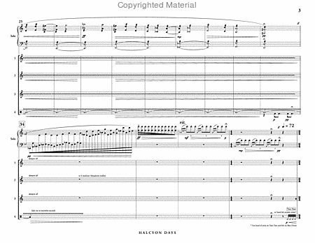 Halcyon Days (score & parts) image number null