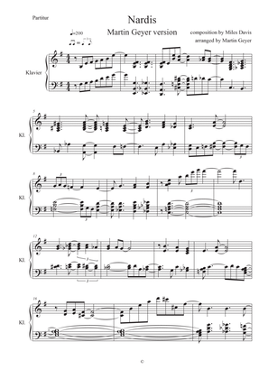 Nardis (Modern Jazz Piano Arrangement)