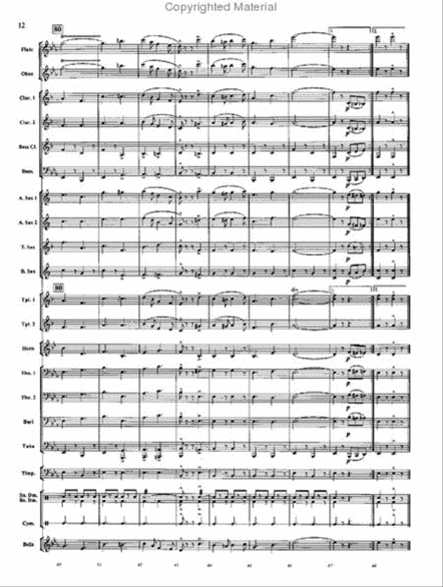 In The Center Ring In The Center Ring Concert Band scores gallery preview page 12