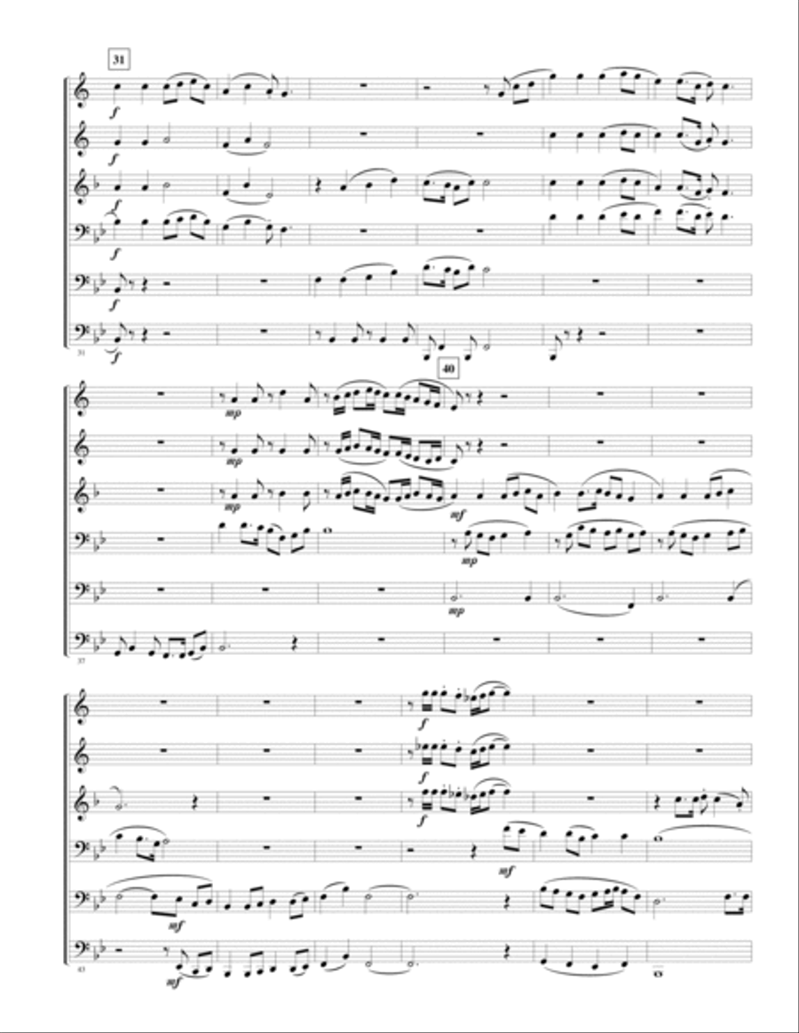 Pilgrim Medley Chamber Music scores gallery preview page 4