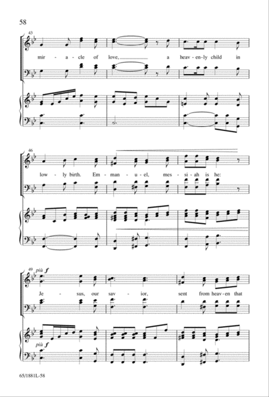 A Very Special Night A Very Special Night Unison Choir scores gallery preview page 60