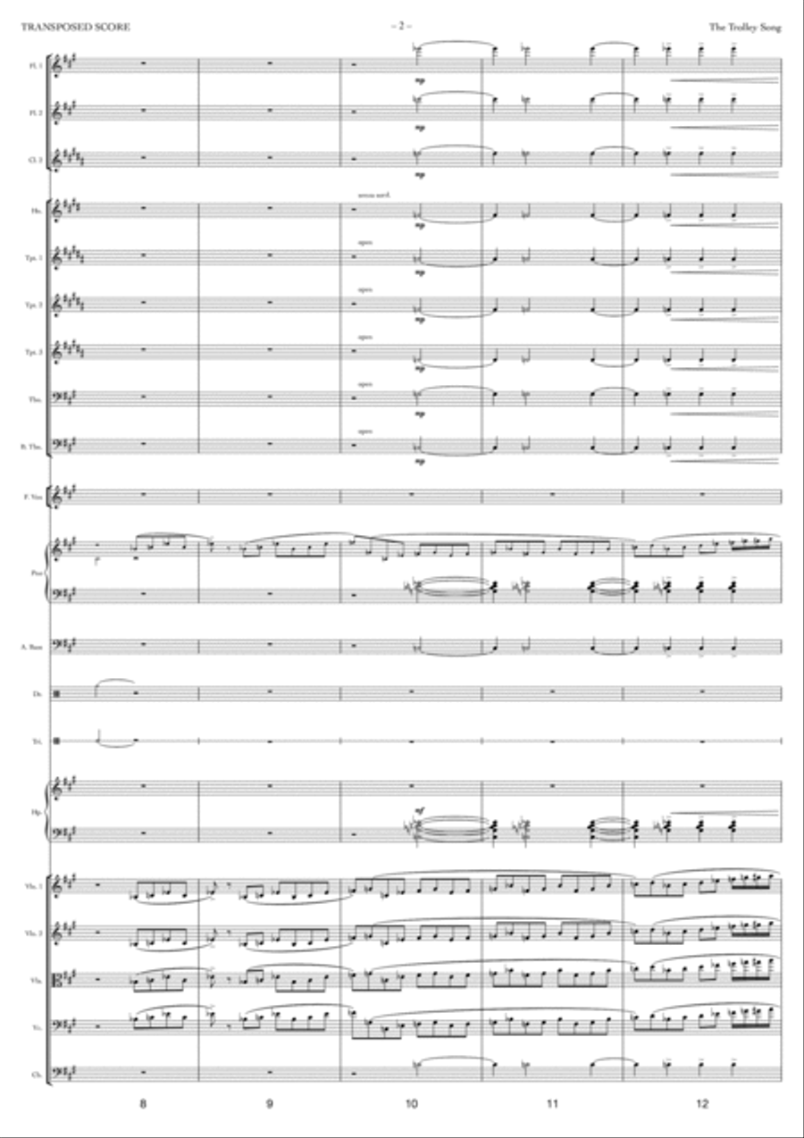 The Trolley Song Full Orchestra scores gallery preview page 2