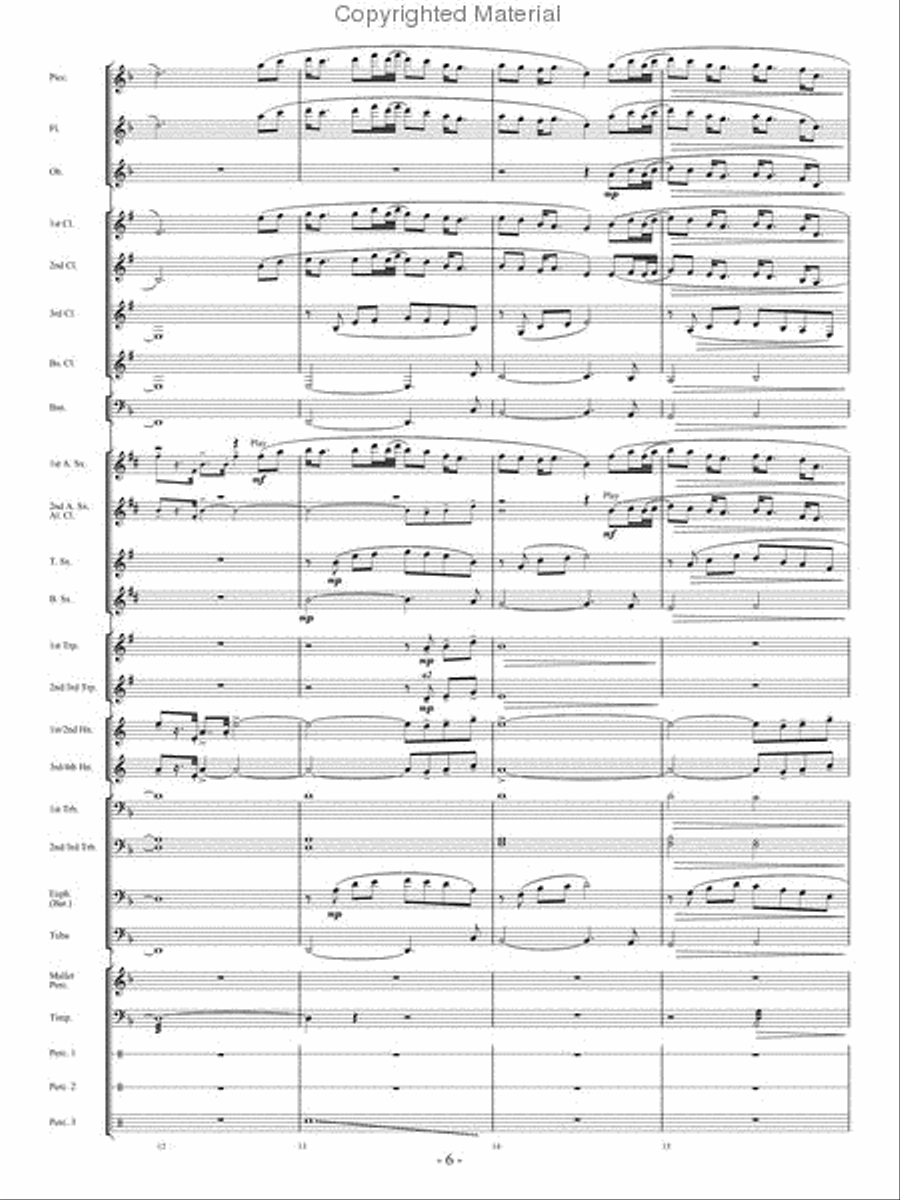When The Tears Fell When The Tears Fell Concert Band scores gallery preview page 5