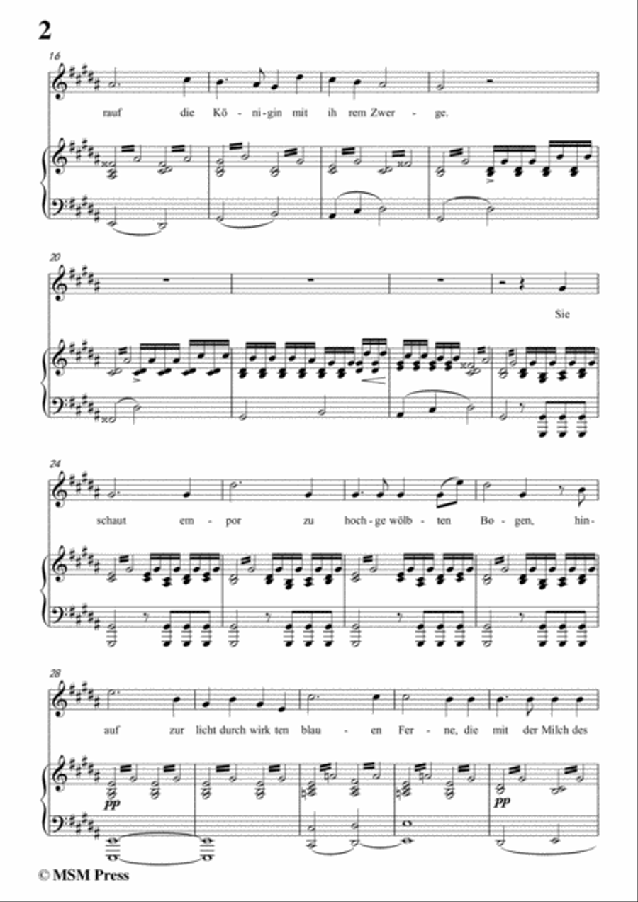 Schubert-Der Zwerg,Op.22 No.1,in g sharp minor,for Voice&Piano Voice scores gallery preview page 4