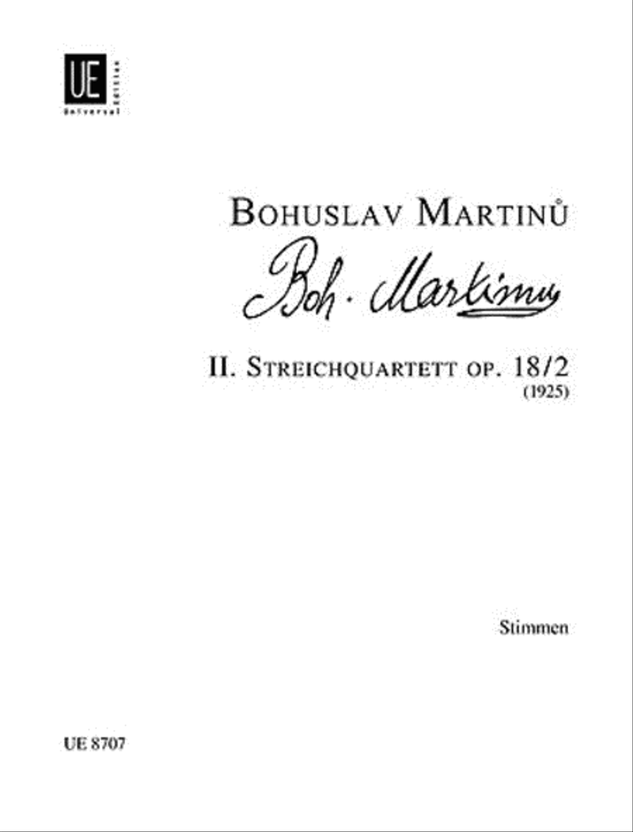 String Quartet No. 2 String Quartet scores gallery preview page 1