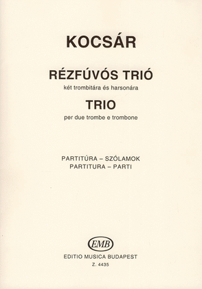 Book cover for Trio für 2 Trompeten und Posaune
