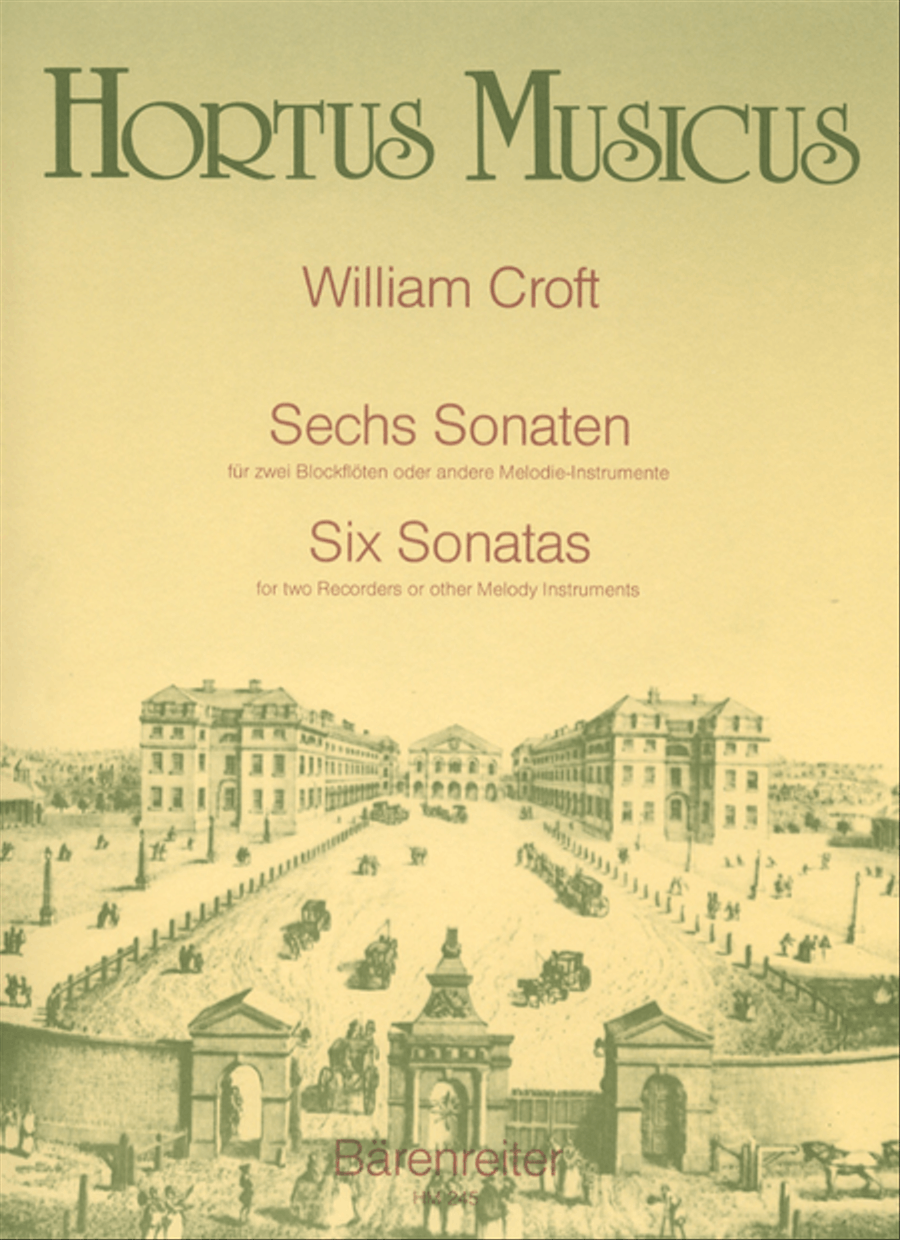 Sechs Sonaten fur zwei Altblockfloten oder andere Instrumente Alto Recorder scores gallery preview page 1