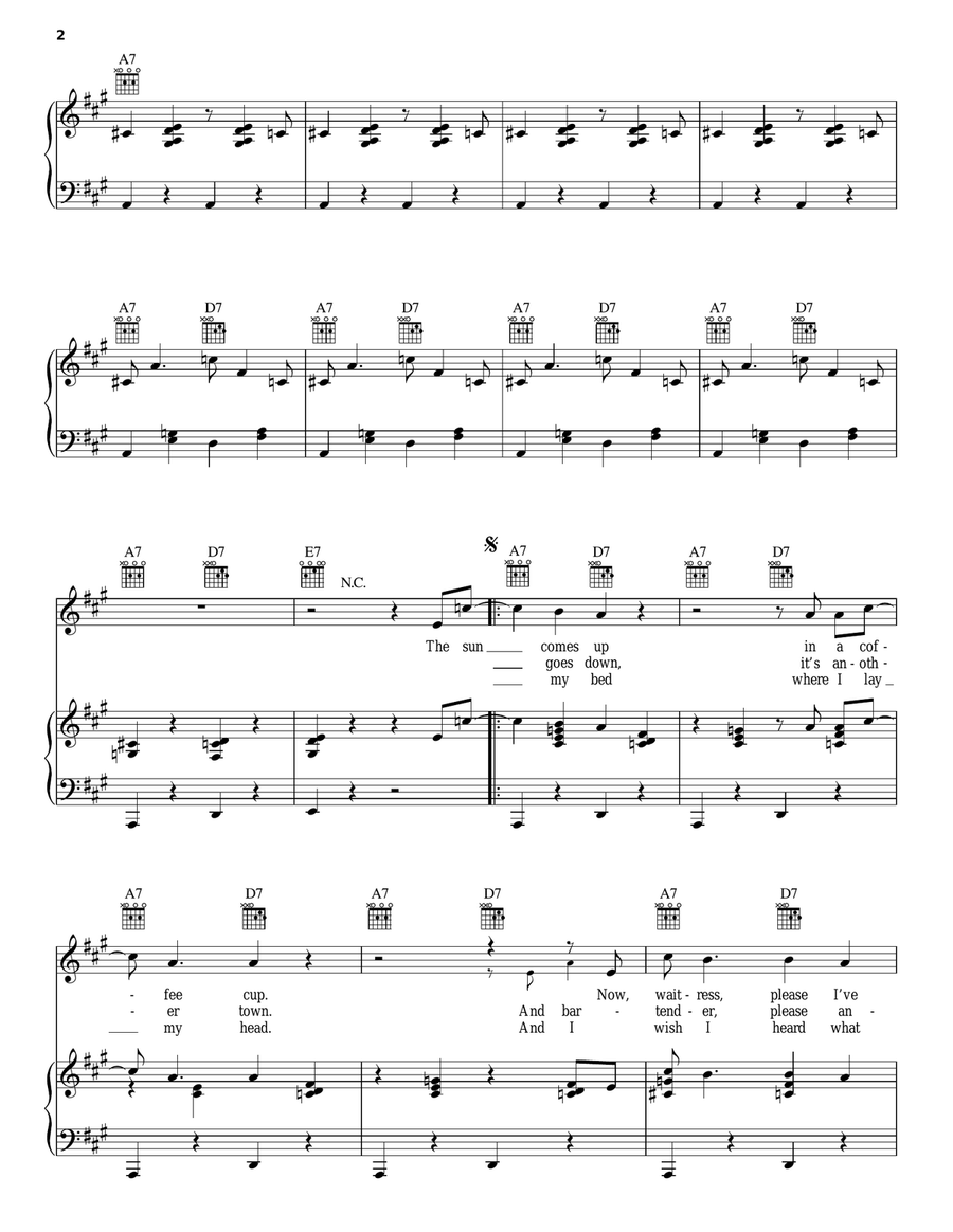 I've Been To Memphis Acoustic Guitar scores gallery preview page 2