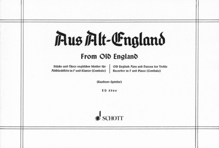 From Old England (Recorder / Alto Recorder)