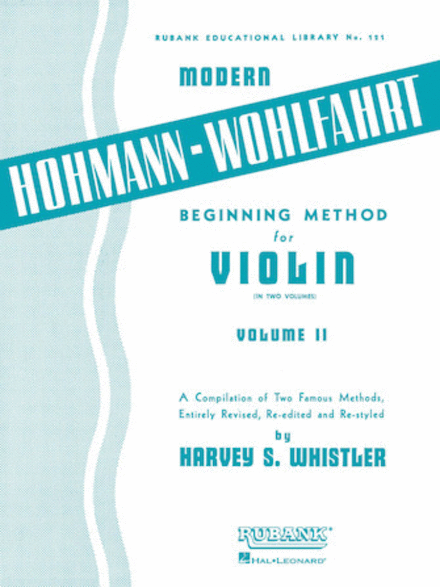 Hohmann-Wohlfahrt  Beginning Method For Violin Vol2