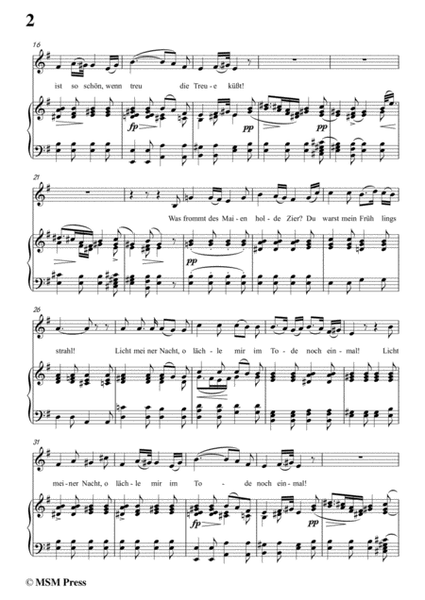 Schubert-Romanze,from 'the play Rosamunde',in e minor,Op.26,for Voice and Piano image number null