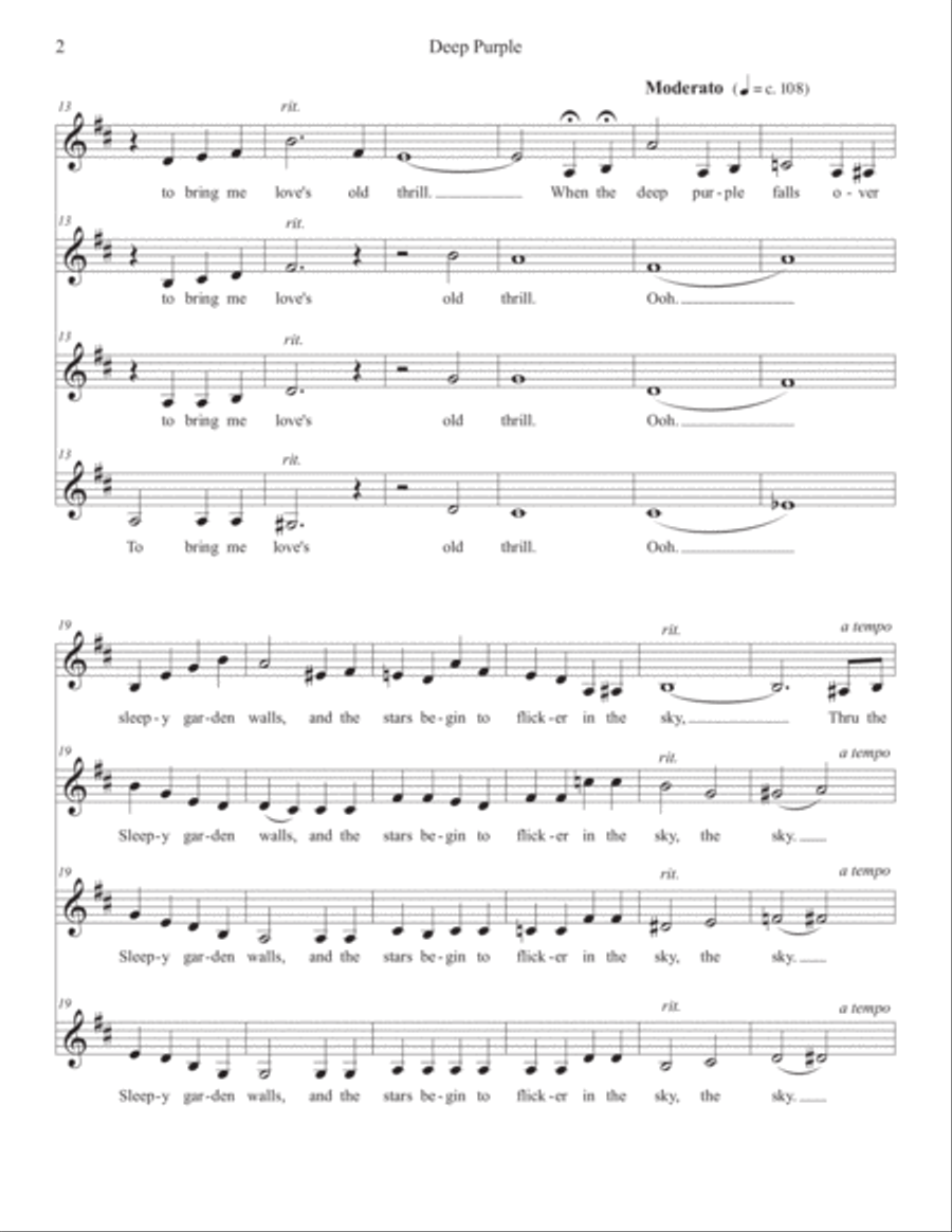 Deep Purple Deep Purple SSAA scores gallery preview page 2