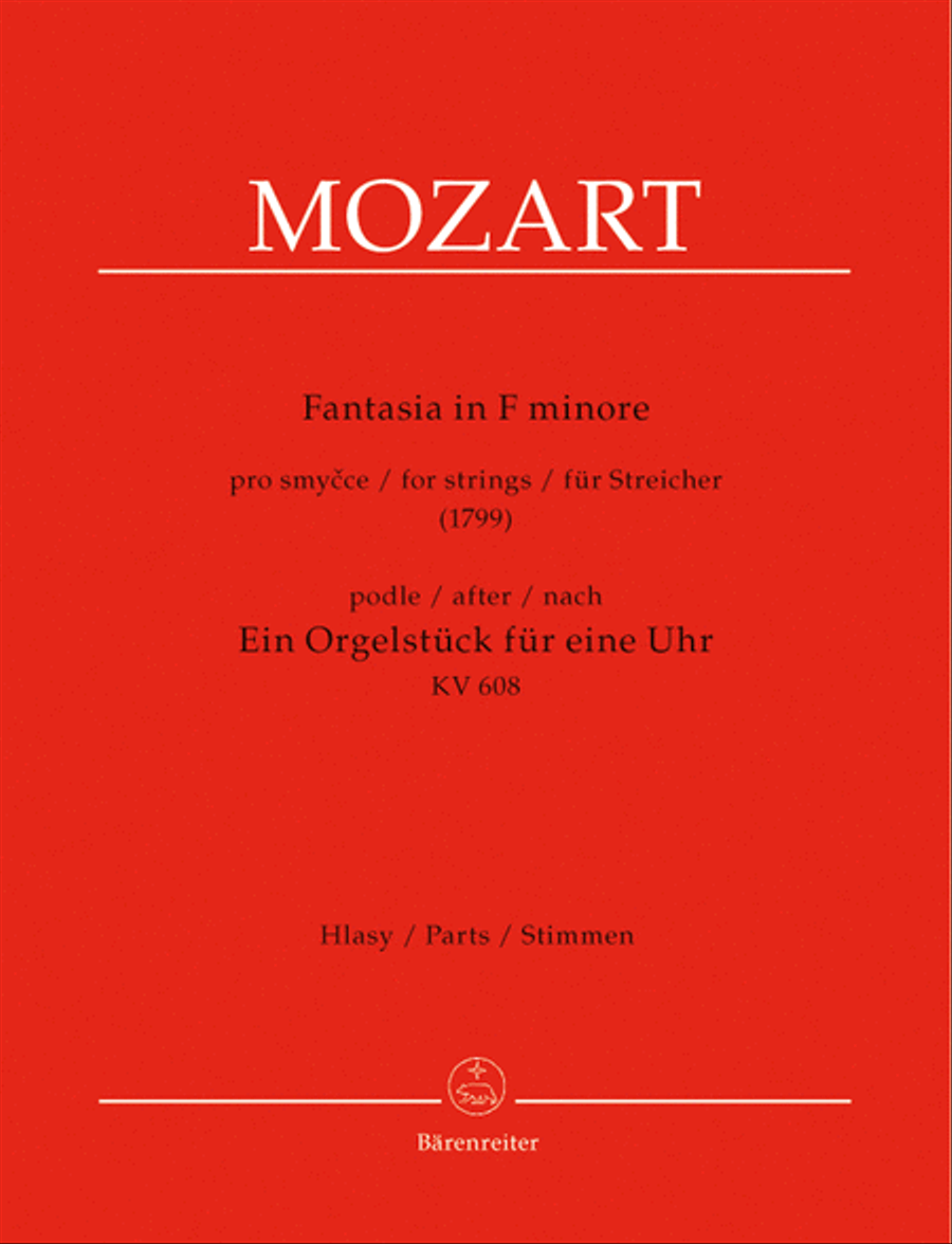 Fantasia for Strings and Winds f minor Double Bass scores gallery preview page 1