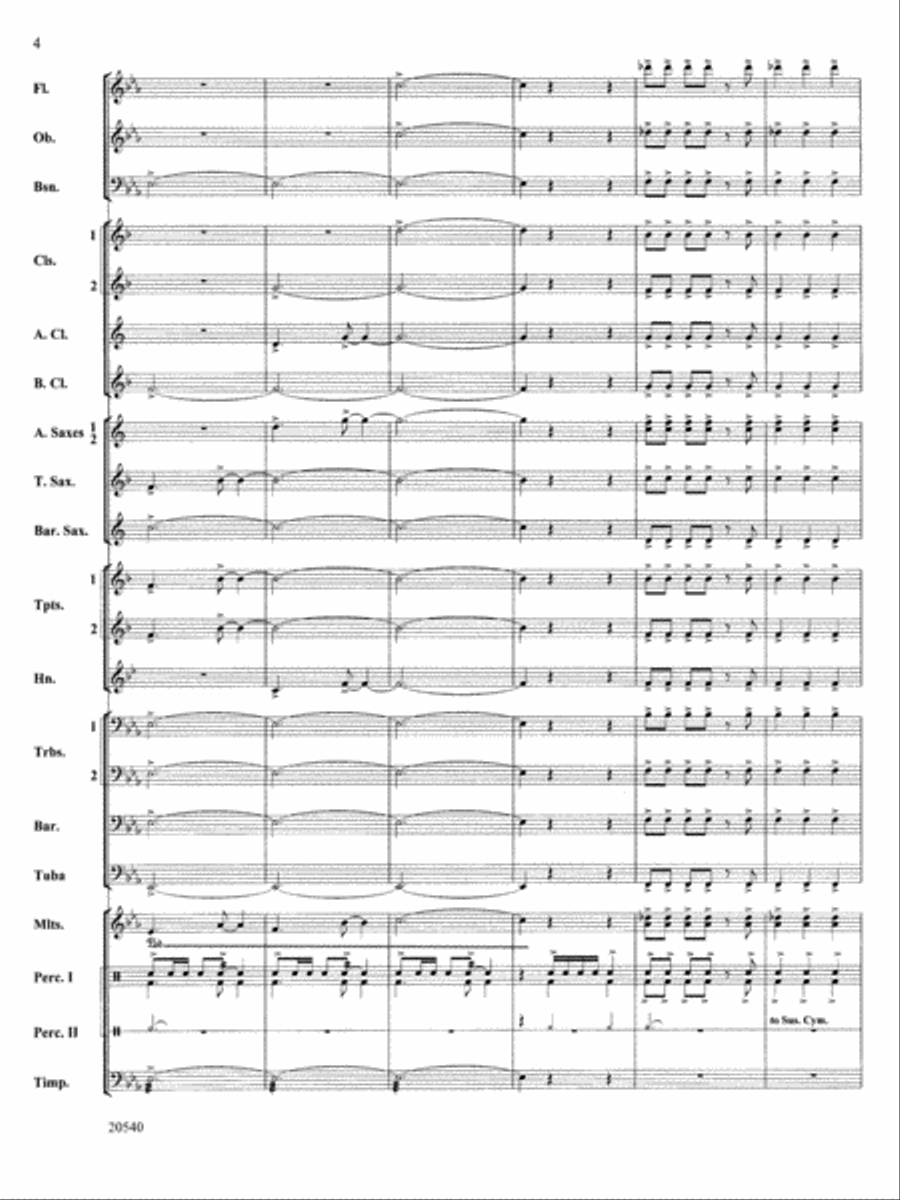 Matrix: Score Concert Band scores gallery preview page 4