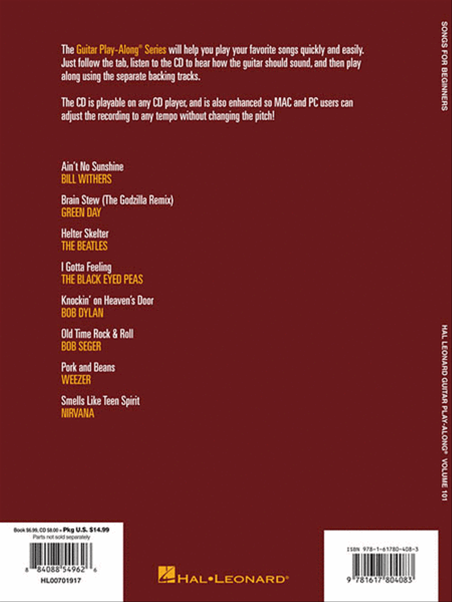 Songs for Beginners Guitar Tablature scores gallery preview page 2