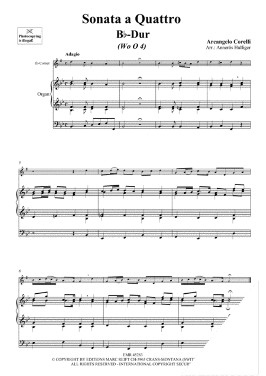 Sonata a Quattro Cornet scores gallery preview page 3