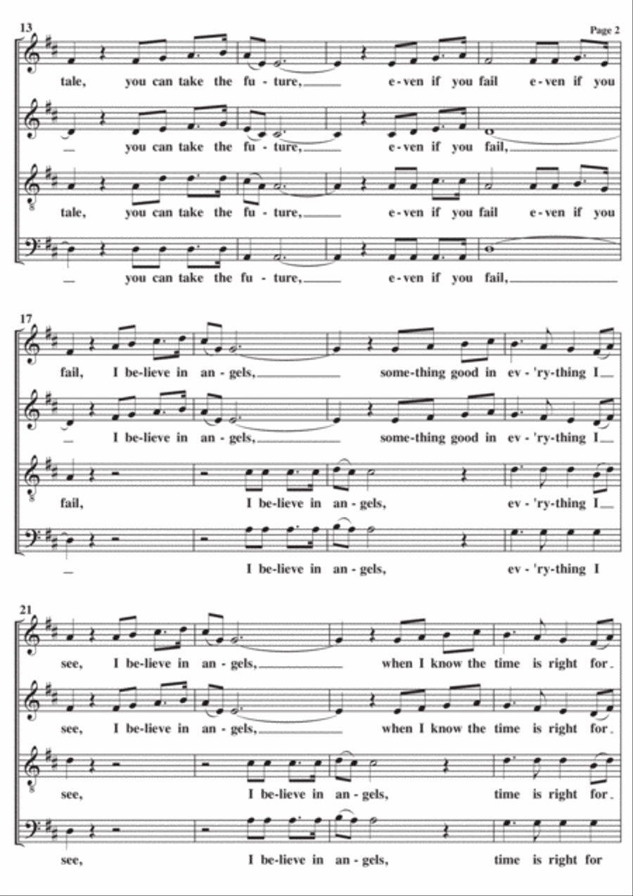 I Have A Dream 4-Part scores gallery preview page 2