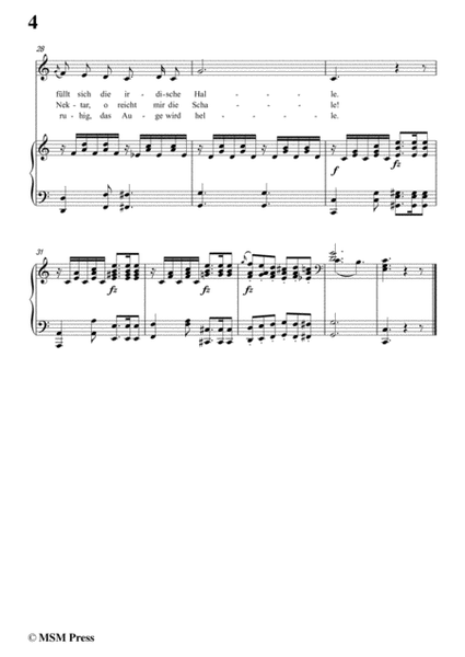 Schubert-Dithyrambe,Op.60 No.2,in C Major,for Voice&Piano image number null