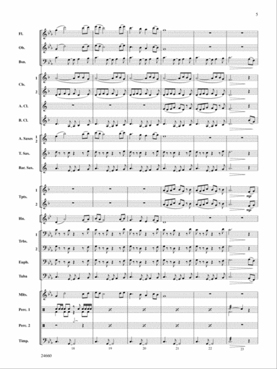 Manassas Junction: Score Concert Band scores gallery preview page 5