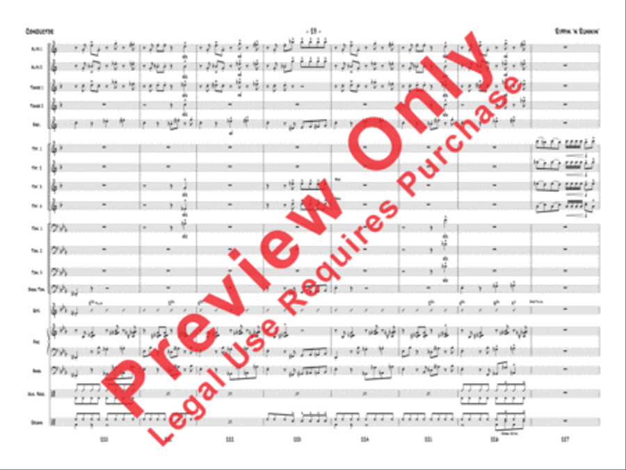 Rippin' 'n Runnin' Jazz Ensemble scores gallery preview page 30