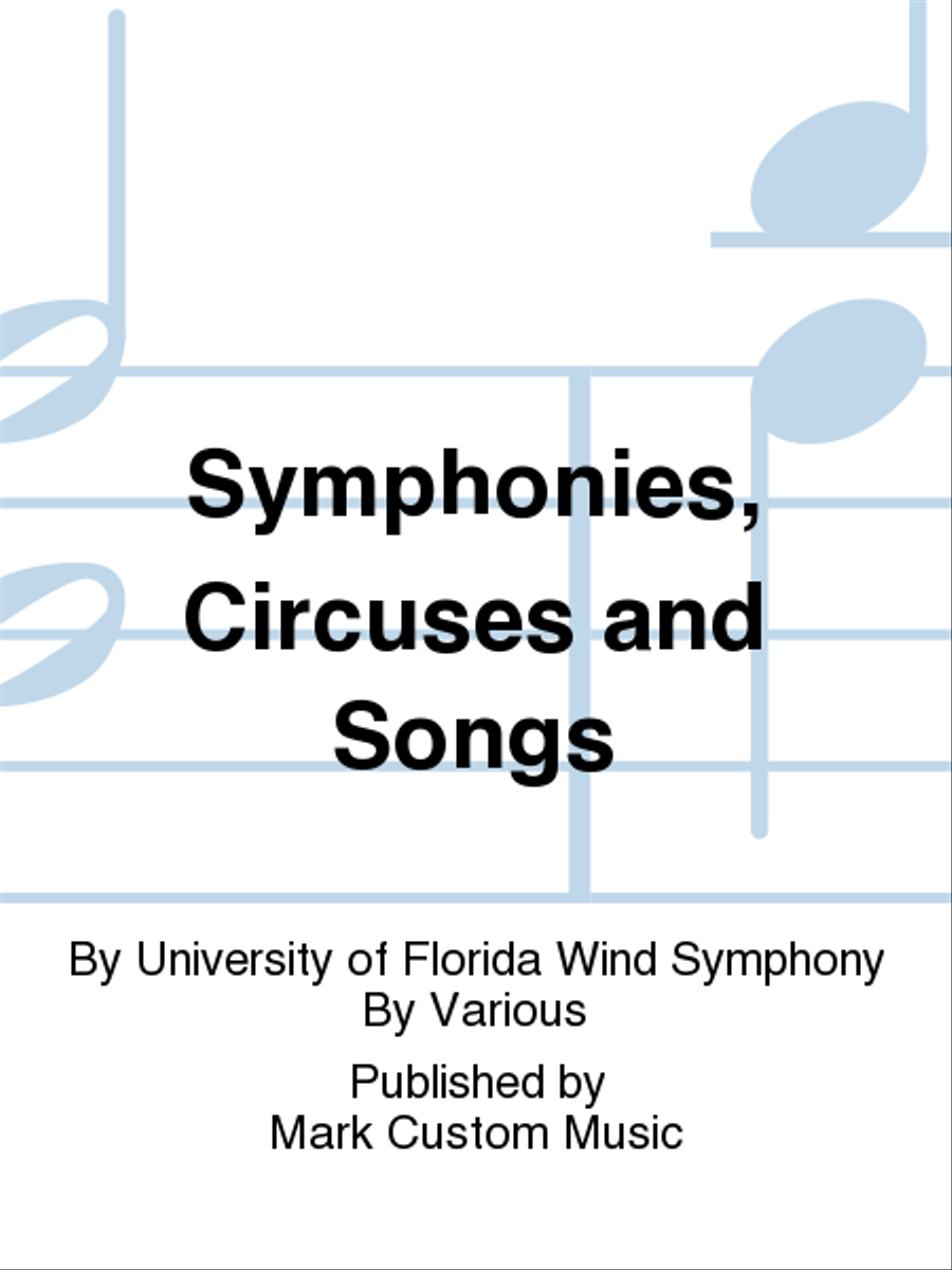Symphonies, Circuses and Songs Concert Band scores gallery preview page 1