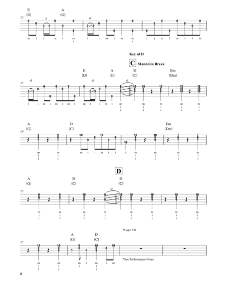 Eighth Of January Banjo scores gallery preview page 2