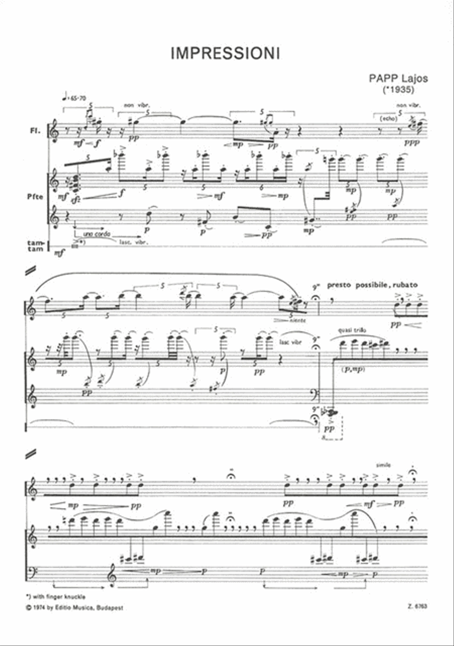 Impressioni Impressioni Flute scores gallery preview page 2